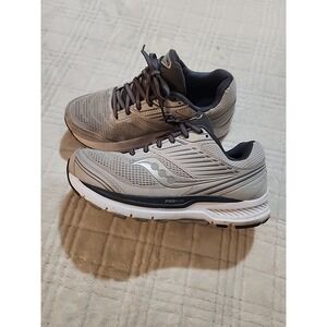 Saucony Women's 8.5 Triumph 18 PWRRUN+ Running‎ Shoes S10595-40 Gray/Teal EUC!